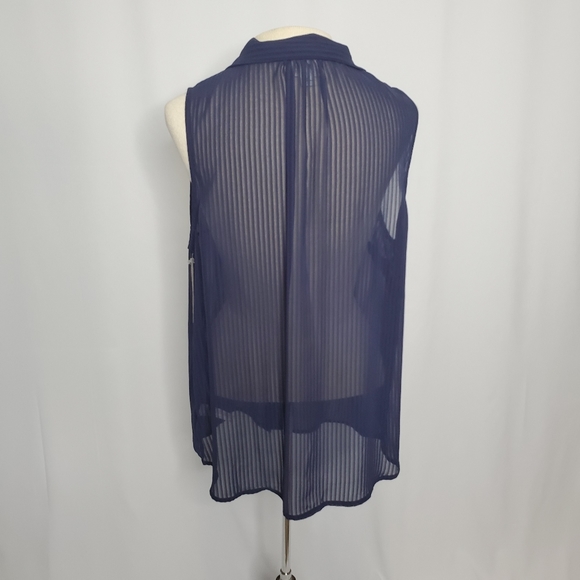 Navy Blue A New Day Silk Tank - XL (NWT) - Picture 3 of 10